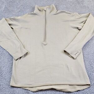 USGI KCARC Shirt Mens Medium Beige Mid Weight Waffle Grid GEN III Cold Weather